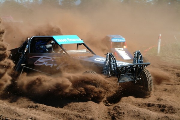 Attwood desert storm - Donn Attwood in action at the first round, when he took the early championship lead